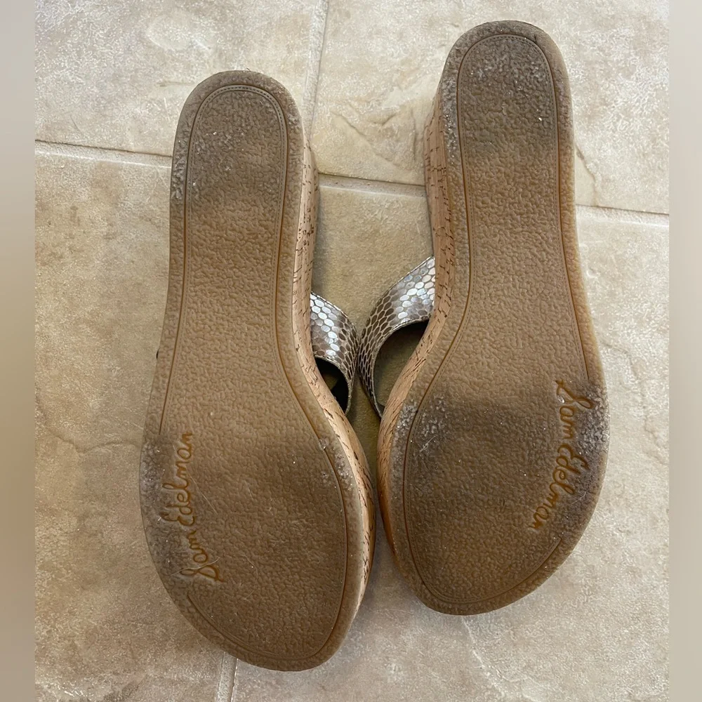 Gorgeous Sam Edelman leather and cork wedges! - Picture 7 of 10